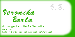 veronika barla business card